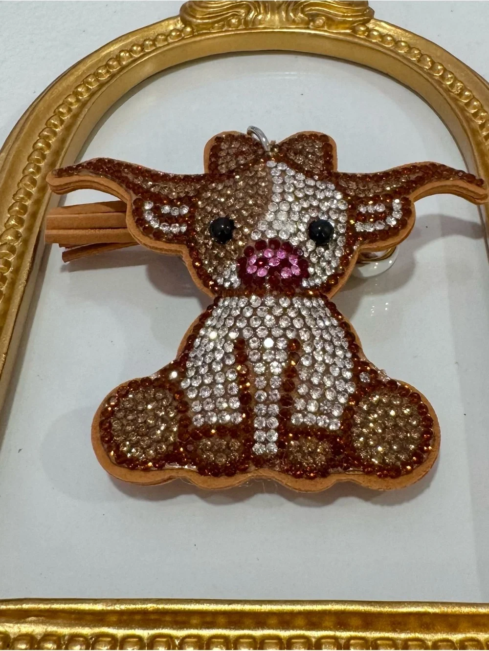 New Brown Baby Longhorn Keychain/Bag Charm